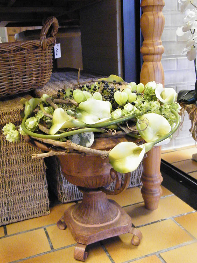 Een handgemaakt bloemstuk - biedermeier