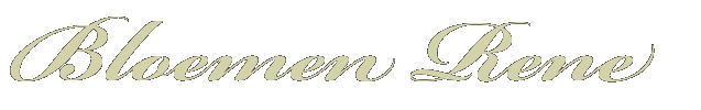Het logo van Bloemen Rene